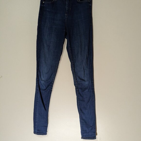 Topshop Leigh Moto Skinny Jeans Blue Size 28 - Picture 3 of 8